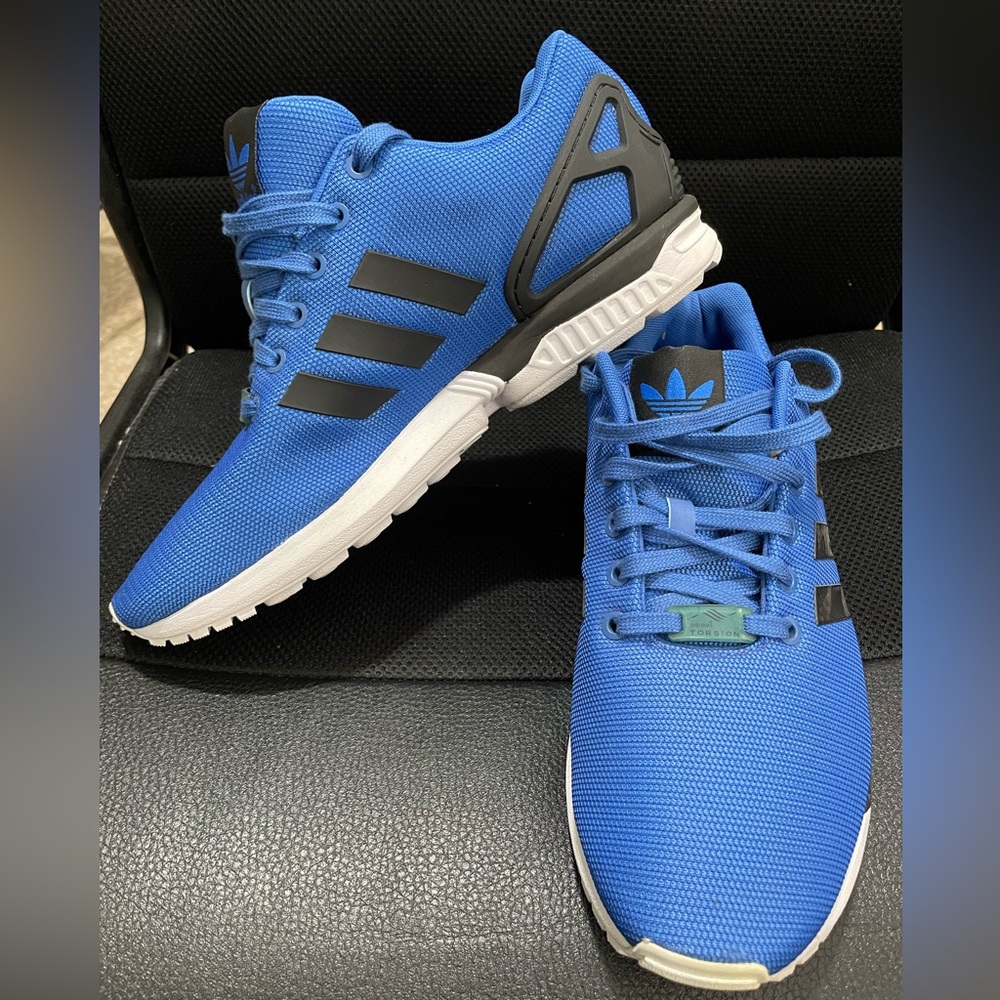 Adidas ZX Flux Torsion Royal Blue size 9.5